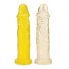 KT124-Transparente_2 Prótese Maciça com Veias 17,5X3,8cm Ktoy - Sevensexshop