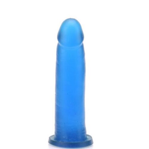 KT1320Azul_1 Prótese Maciça Modelo Liso 13,5X3,3cm Ktoy - Sevensexshop
