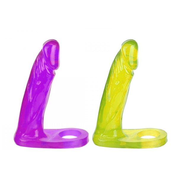 KT138-Lilas_2 Anel Companheiro Penetração Dupla 16,5x3,5cm