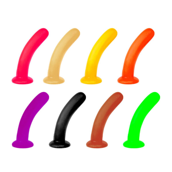 KT150-Verde_2 Dildo Consolo Para Ponto G 16 x 4 cm Tamanho P K-Gel