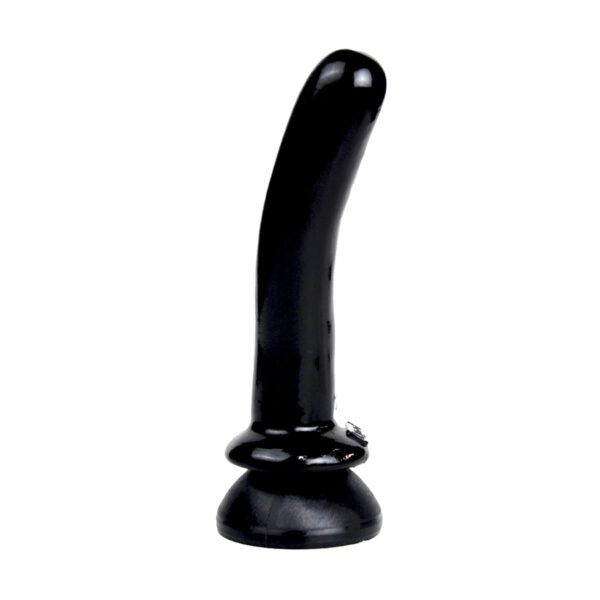KT251-Preto_1 Dildo Ponto G Consolo Com Ventosa 17 X 4 cm Tamanho G K-Gel