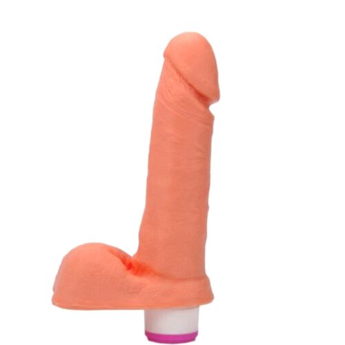 KT321_1 Prótese com Vibrador Interno 17,5X3,8cm Ktoy - Sevensexshop