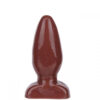 KT413-Chocolate_1 Inside Plug Dilatador Anal Macio e Flexível 10 x 3,5 cm