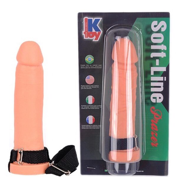 KT653_1 Capa Peniana Realística em PVA 19X4cm K-Toys - Sevensexshop