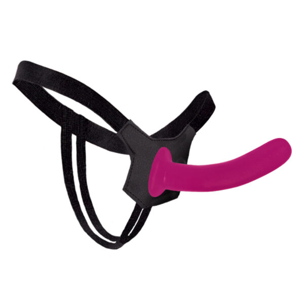 KT750-Roxo_1 Dildo Consolo Com Cinta Ponto G 17 X 4 cm Tamanho M K-Gel