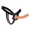 KT751-Bege_1 Dildo Consolo Com Cinta Ponto G 19 X 4 cm Tamanho G K-Gel