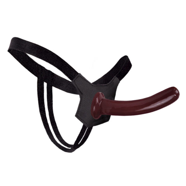 KT751-Marrom_1 Dildo Consolo Com Cinta Ponto G 19 X 4 cm Tamanho G K-Gel