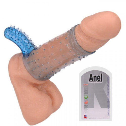 KT813-Azul_1 Anel Estimulation e Meia Capa Peniana K Import