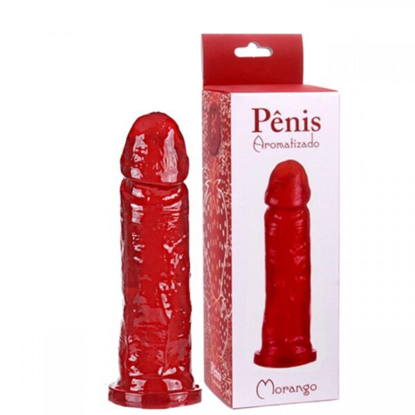 KTA123_1 Pênis Maciço Aromatizado 17 X 4cm Ktoy