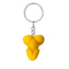 KTB16AM-Amarelo_1 Chaveiro Erótico em Formato de Mini Pênis 3,5 x 3 cm K-Gel