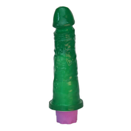 KTU307HT-Hortela_1 K-Softline Prótese com Vibro Glande Destacada e Aroma 17,5X3,8cm K-Import & Export