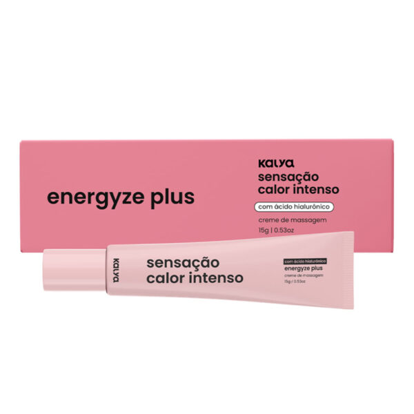 Kal1889_3 Energyze Plus Gel de Massagem com Ácido Hialurônico Sensação Calor Intenso 15g Kalya