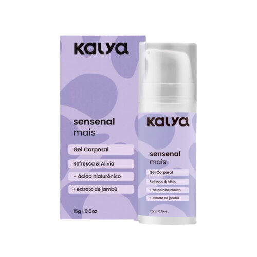 Kal2015_1 Sensenal Mais Gel Coporal Dessensibilizante Anal com Ácido Hialurônico e Jambu 15g Kalya