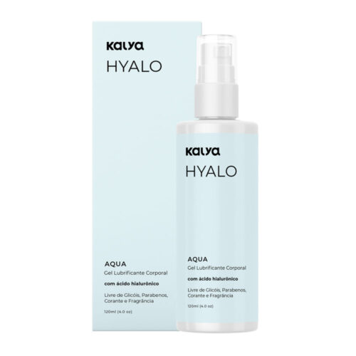 Kal2138_2 Aqua Gel Lubrificante Corporal com Ácido Hialurônico 120ml Linha Hyalo Kalya