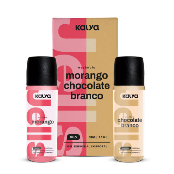 Kal2299-Morango-e-Chocolate-Branco_1 Jells Duo Gel Beijável para Oral que Esquenta 15g Kalya