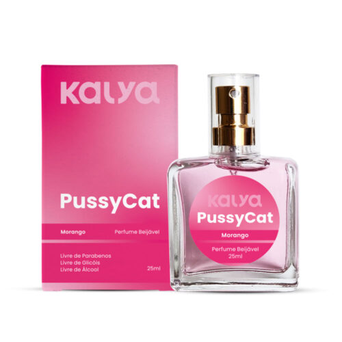 Kal2312-Morango_1 Pussycat Perfume Beijável Feminino 25ml Kalya