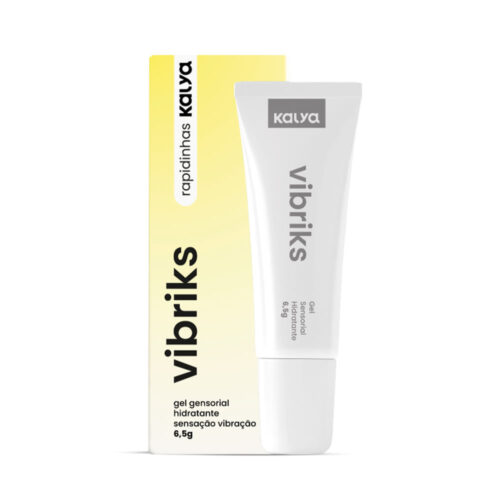 Kal834-Tutti-Frutti_1 Vibriks Gel Feminino Hidratante com Vibração 6,5g Linha Rapidinhas Kalya