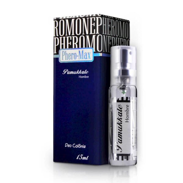 L002_1 Phero Max Pamukkale Deo Colônia Masculina 15ml La Pimienta