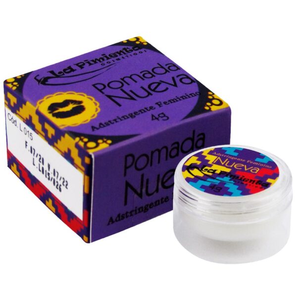 L015_1 Pomada Nueva Adstringente Creme de Massagem 4g La Pimienta