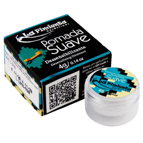 L016_1 Pomada Suave Dessensibilizante Creme de Massagem 4g La Pimenta