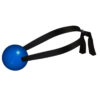 L088-Azul_1 Sado Mordaça em Formato de Bola com Alça em Cetim e Regulagem La Pimienta