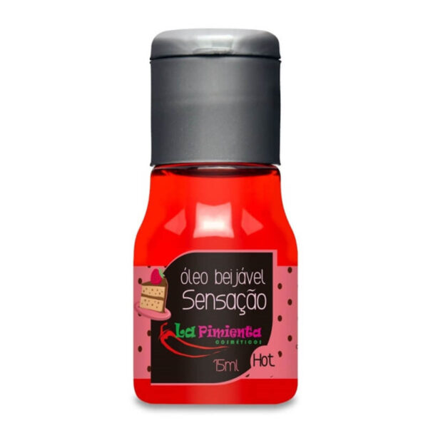 Óleo Beijável para Massagem Hot de Sensação 15ml La Pimienta