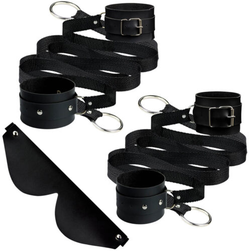 L170_1 Kit Bondage com Tiras e Venda La Pimienta