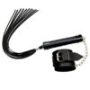 L188-Preto_1 Kit Bracelete com Chicote 10 Tiras La Pimienta