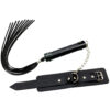L188-Preto_2 Kit Bracelete com Chicote 10 Tiras La Pimienta