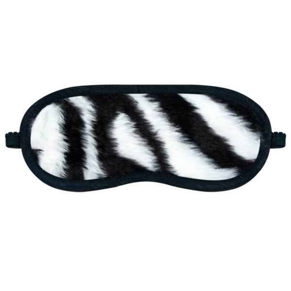 L257-Zebra_1 Venda Para Olhos em Pelúcia La Pimienta