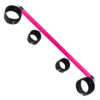 L267-Pink_1 Separador Duo com Algema e Tornozeleira Linha Sado La Pimienta