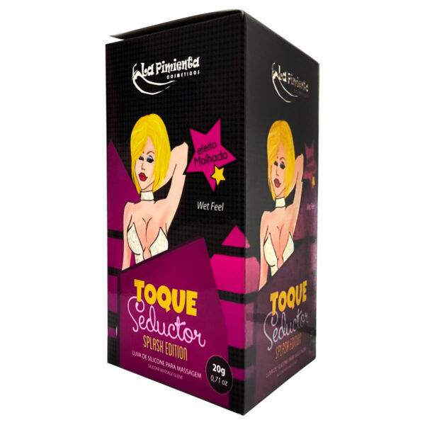 Splash Edition Toque Seductor Luva de Silicone para Massagem Efeito Molhado La Pimienta