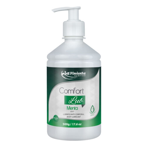 L315-Menta_1 Comfort Lub Lubrificante Corporal Beijável 500g La Pimienta