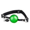 L390-Verde_1 Mordaça em Formato de Bola com Regulagem La Pimienta