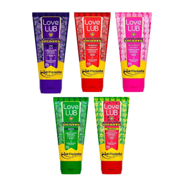 L46 Love Lub LapiLove Lubrificante Corporal Beijável 60g La Pimienta