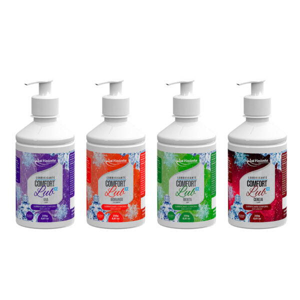 L498-Uva_4 Comfort Lub Ice Lubrificante Íntimo Beijável 250g La Pimienta
