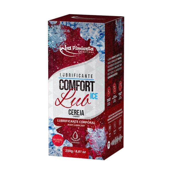 L499-Cereja_2 Comfort Lub Ice Lubrificante Íntimo Beijável 250g La Pimienta