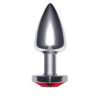 Plug Anal em Formato de Coração 6,5cm X 2,5 cm Silver Linha Unique La Pimienta