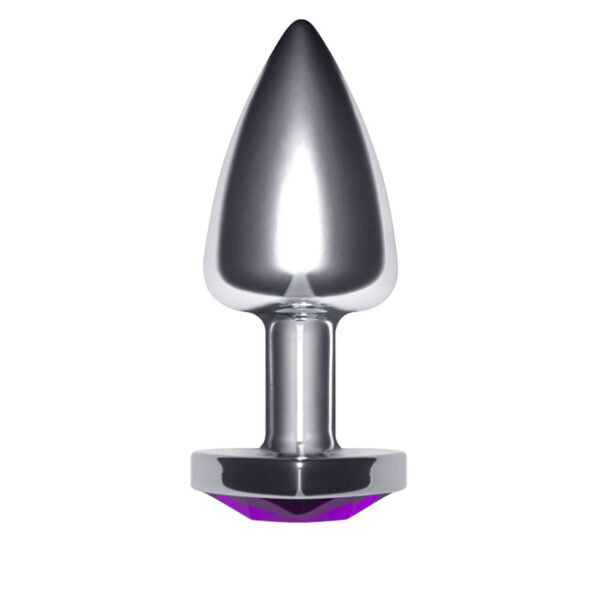 Plug Anal em Formato de Coração 6,5cm X 2,5 cm Silver Linha Unique La Pimienta