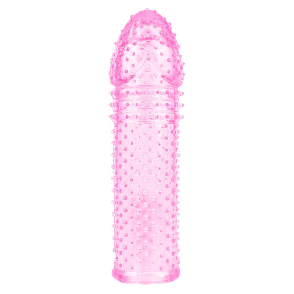 L558-Rosa_1 Capa Extensora Peniana em Silicone La Pimienta