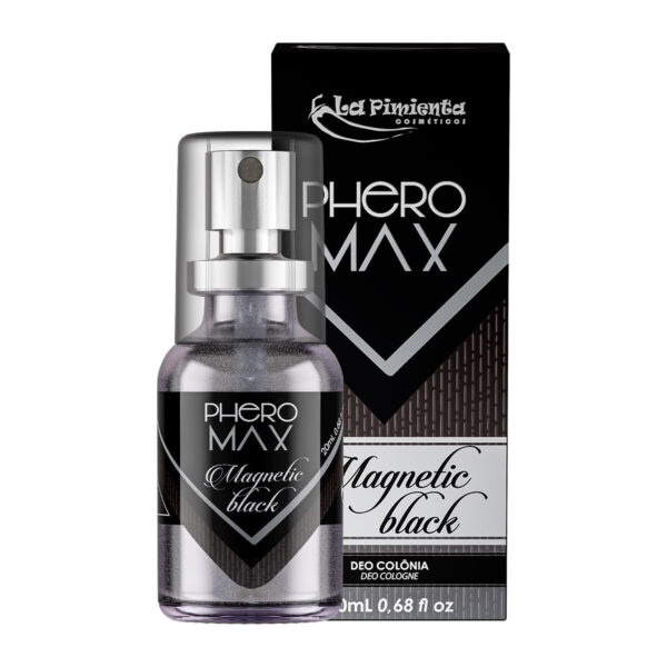 L781_3 Phero Max Deo Colônia 20ml Magnetic Black La Pimienta