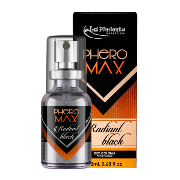 L783_3 Phero Max Deo Colônia 20ml Radiant Black La Pimienta
