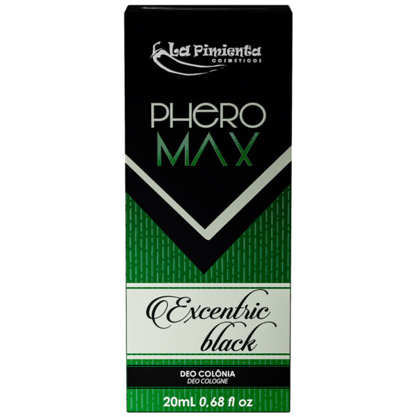 L784_2 Phero Max Deo Colônia 20ml Excentric Black La Pimienta
