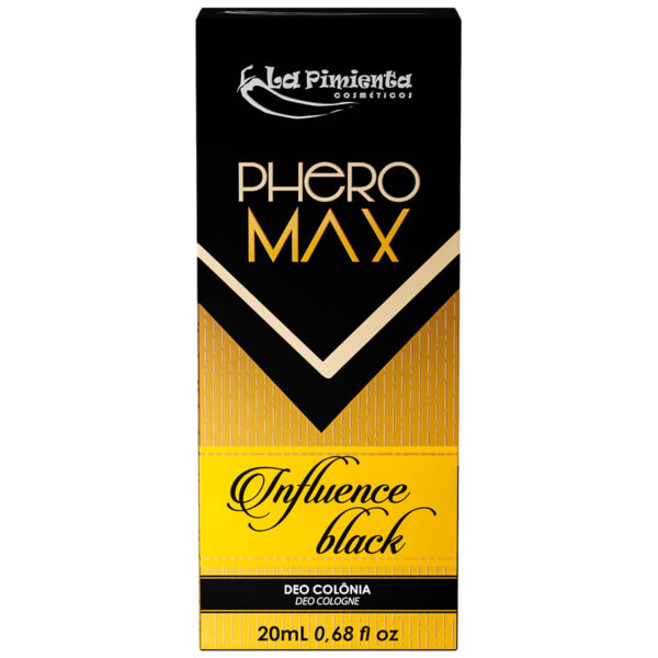 L785_2 Phero Max Deo Colônia 20ml Influence Black La Pimienta