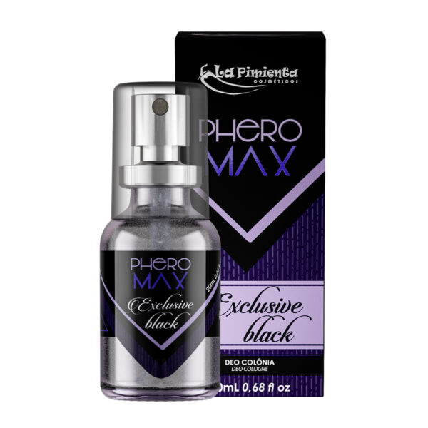 L787_3 Phero Max Deo Colônia 20ml Exclusive Black La Pimienta