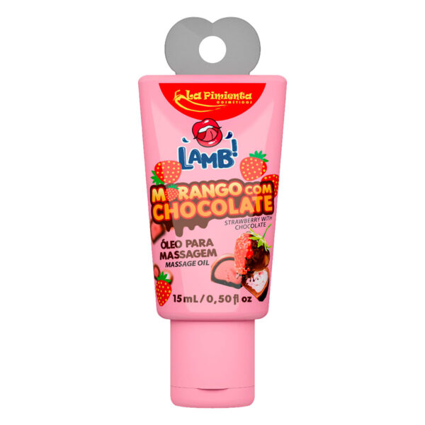 L800-Morango-com-Chocolate_1 Lamb Óleo para Massagem 15ml La Pimienta