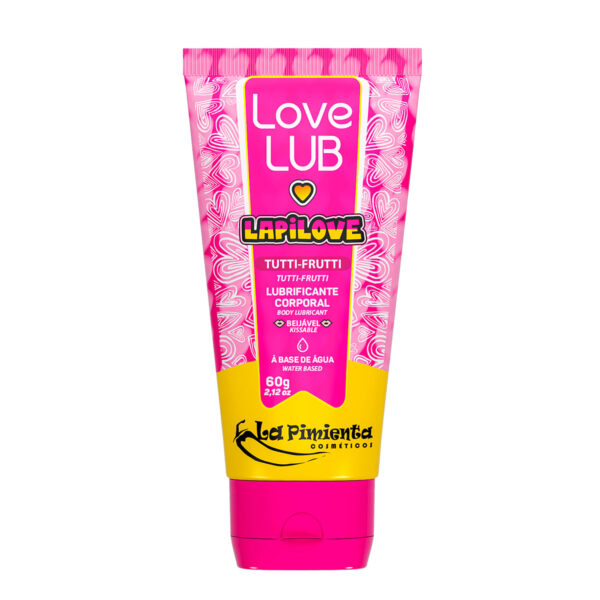 L813-Tutti-Frutti_1 Love Lub LapiLove Lubrificante Corporal Beijável 60g La Pimienta