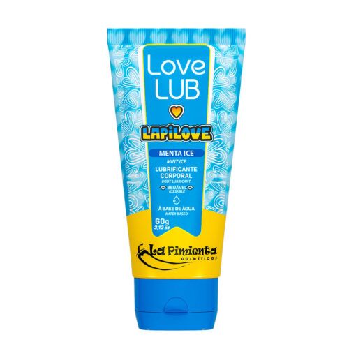 L815-Menta-Ice_1 Love Lub LapiLove Lubrificante Corporal Beijável 60g La Pimienta