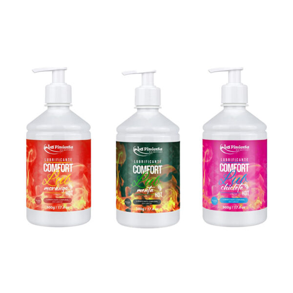 Comfort Lub Lubrificante Corporal Beijável Hot 500g La Pimienta