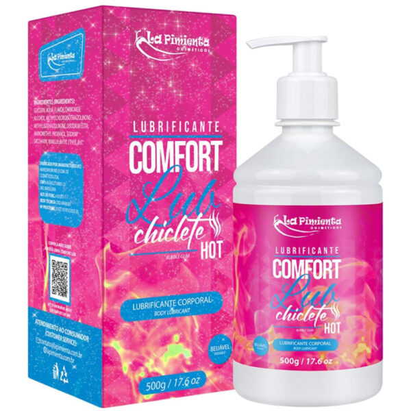 Comfort Lub Lubrificante Corporal Beijável Hot 500g La Pimienta